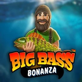 Slots logo of Big Bass Bonanza from Pragmatic Play at BoaBoa Casino