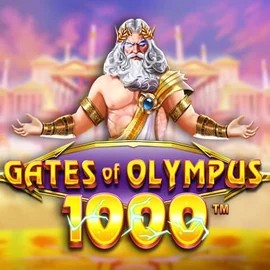 Gates of Olympus 1000 online game logo by Pragmatic Play on boaboa-casino.org