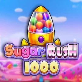 Sugar Rush 1000 logo by Pragmatic Play at BoaBoa Casino